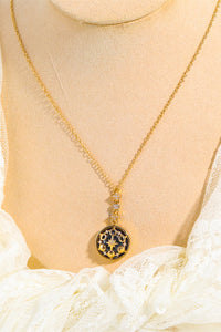 Vintage Blue Sandstone Necklace