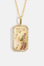 Rhinestone Zodiac Necklace
