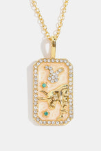 Rhinestone Zodiac Necklace