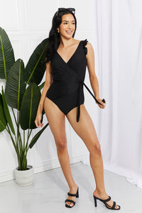 Float On Black One-Piece