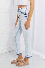 Camille Acid Wash Crop Straight Jeans