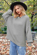 Pippa Round Neck Lantern Sleeve Sweater