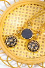 Vintage Blue Sandstone Necklace