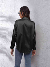 Luciana Collared Neck Buttoned Long Sleeve Shirt