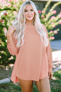 Kaia Curved Hem Dolman Sleeve Top