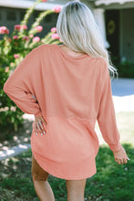 Kaia Curved Hem Dolman Sleeve Top