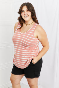 Find Your Path Striped Top