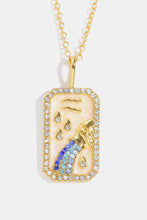 Rhinestone Zodiac Necklace