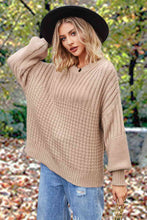 Pippa Round Neck Lantern Sleeve Sweater