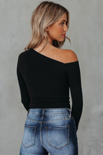 Faith Asymmetrical Neck Long Sleeve Top