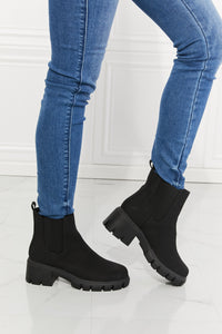 Work For It Black Chelsea Boots