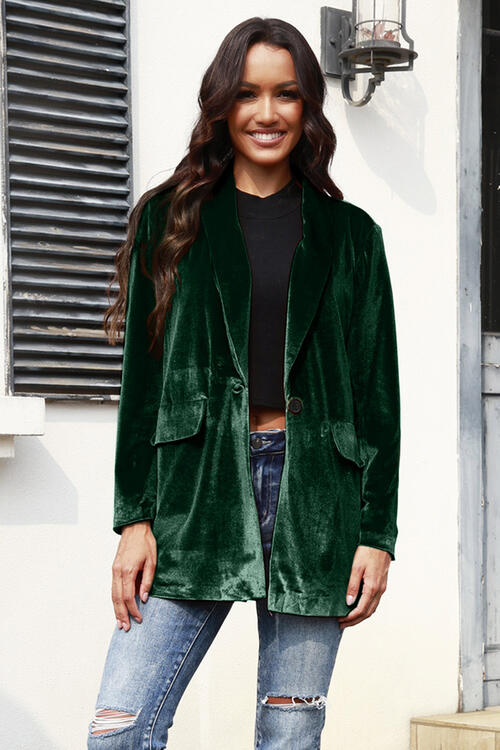 Taylor Velvet Blazer