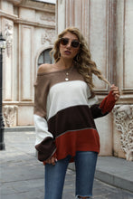 Jordyn Color Block Round Neck Sweater