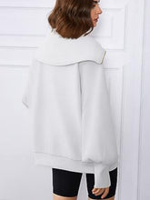 Amira Half-Zip Lantern Sleeve Top