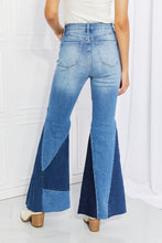 Sienna Full Size Color Block Flare Jeans