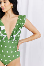Moonlit Dip Swimsuit in Mid Green