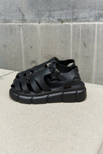 Cage Black Strap Sandal