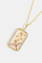 Rhinestone Zodiac Necklace