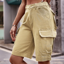 Lucky Girl Denim Cargo Shorts