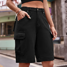 Lucky Girl Denim Cargo Shorts
