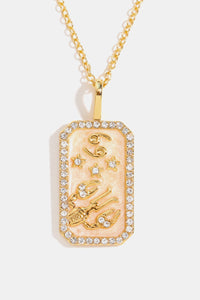 Rhinestone Zodiac Necklace