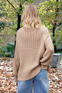 Pippa Round Neck Lantern Sleeve Sweater