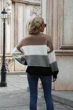 Jordyn Color Block Round Neck Sweater