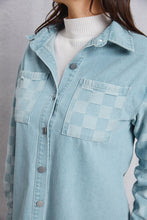 Dua Checkered Denim Jacket