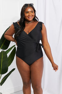 Float On Black One-Piece