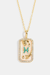 Rhinestone Zodiac Necklace