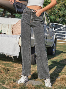 Sofia Buttoned Cropped Jeans