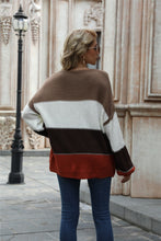 Jordyn Color Block Round Neck Sweater