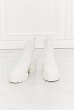 Work For It Matte White Chelsea Boots
