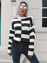 Penelope Two-Tone Sweater