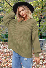 Pippa Round Neck Lantern Sleeve Sweater