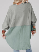 Kaia Curved Hem Dolman Sleeve Top