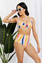Take A Dip Twist Striped Two-Piece