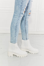 Work For It Matte White Chelsea Boots