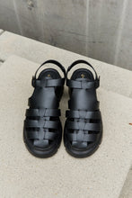 Cage Black Strap Sandal