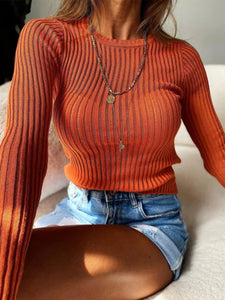 Britany Ribbed Knit Top