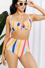 Take A Dip Twist Striped Two-Piece