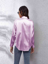 Luciana Collared Neck Buttoned Long Sleeve Shirt