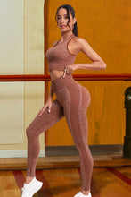 Alana Ribbed Sports Tank and Leggings Set