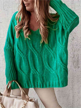 Marca Cable Knit Long Sleeve Sweater