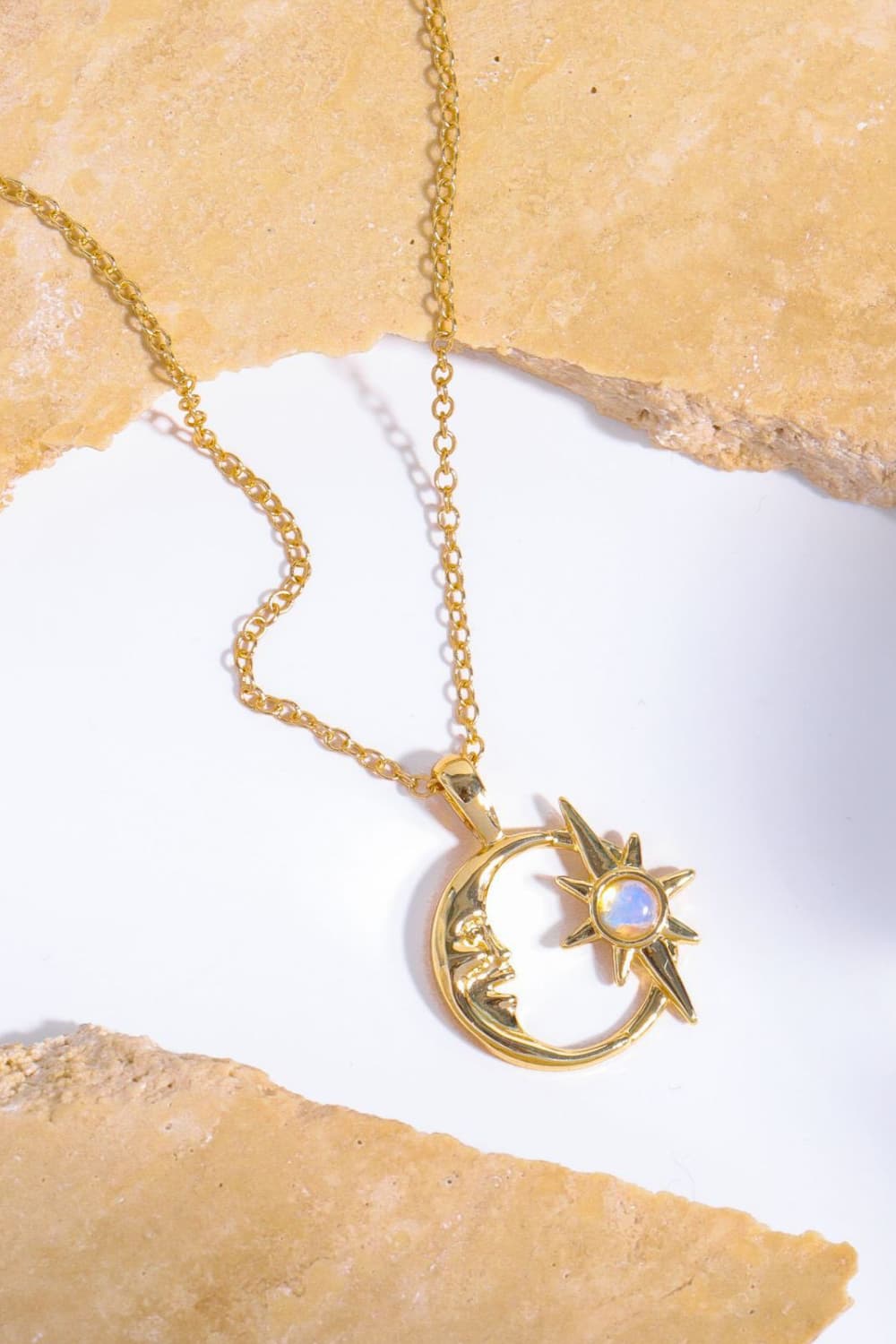 Moon & Star Shape Necklace
