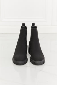 Work For It Black Chelsea Boots