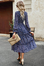 Arabella Smocked Flounce Sleeve Midi Dress