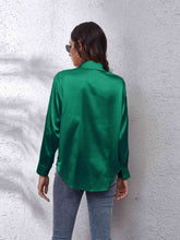 Luciana Collared Neck Buttoned Long Sleeve Shirt