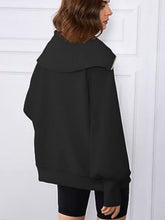 Amira Half-Zip Lantern Sleeve Top