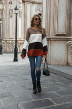 Jordyn Color Block Round Neck Sweater